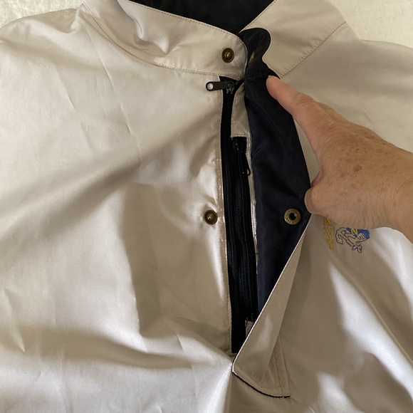 Footjoy DRYJOYS Short Sleeve US Navy Golf Rain Jacket Tan Men’s Sz XL - Picture 8 of 16